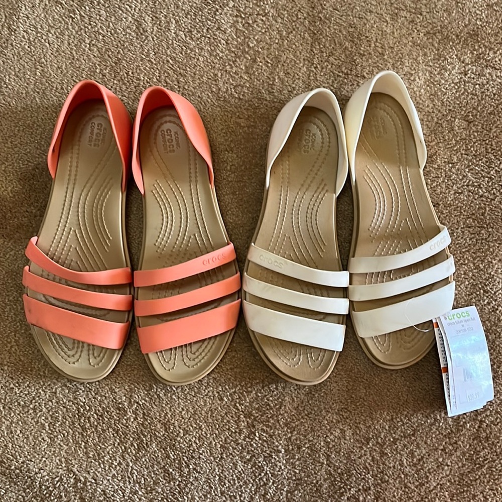 Brand new croc sandals